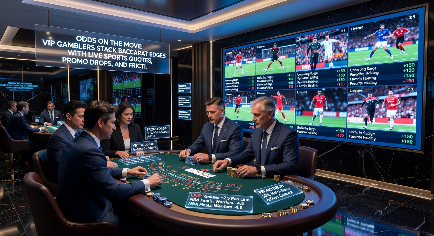 Dynamisches VIP-Dashboard: Baccarat-Hand mit Live-Fußballquoten, Promo-Pop-up und Zahlungs-Optionen