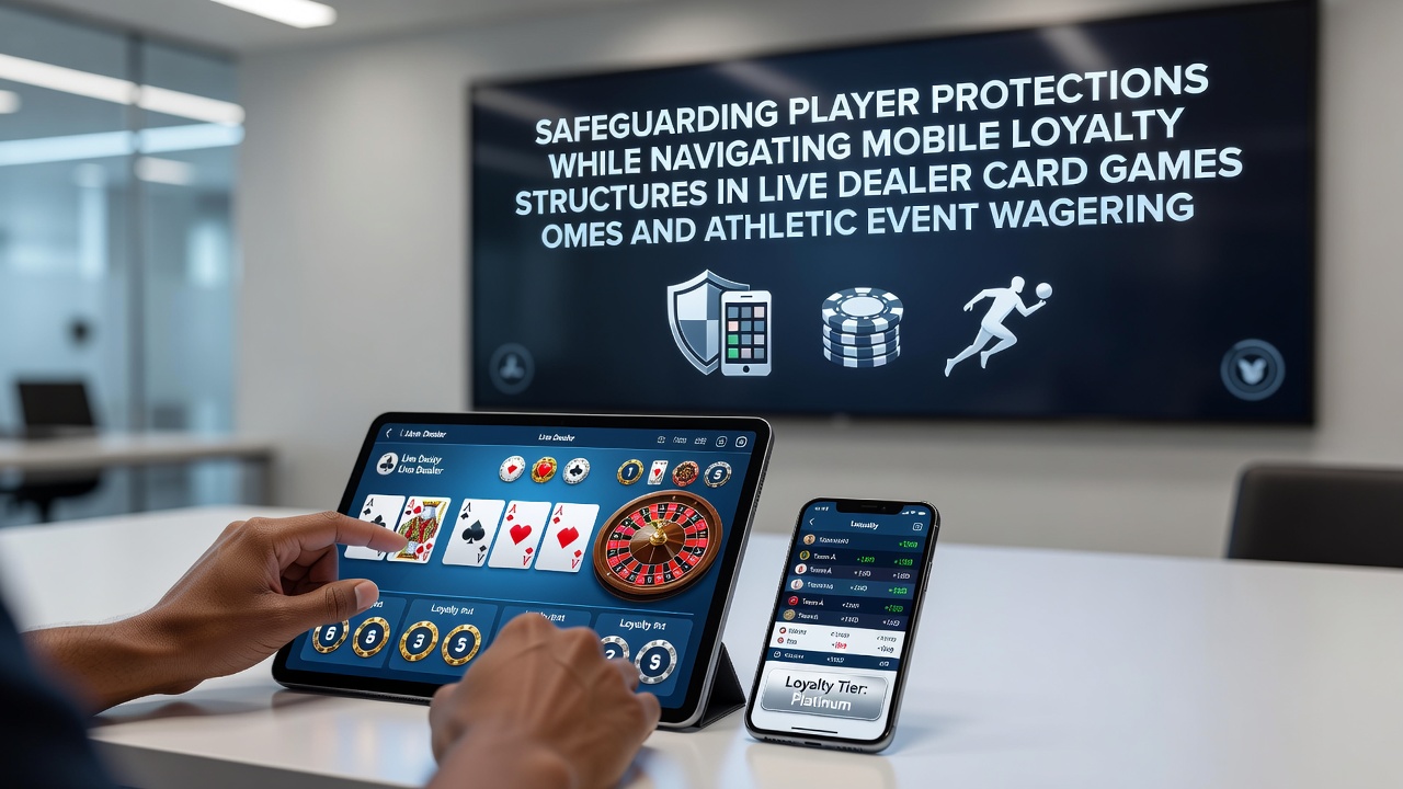 Mobile Schnittstellen für Live-Dealer-Kartenspiele und Sportwetten mit integrierten Schutzfunktionen